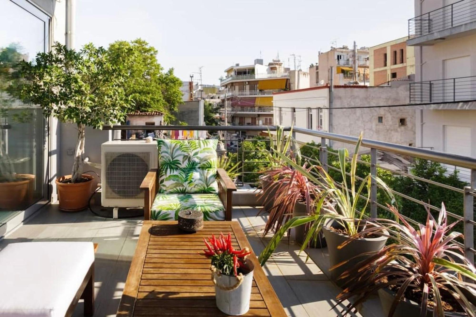 Stylish Boutique Loft With Private Balcony Atenas Exterior foto
