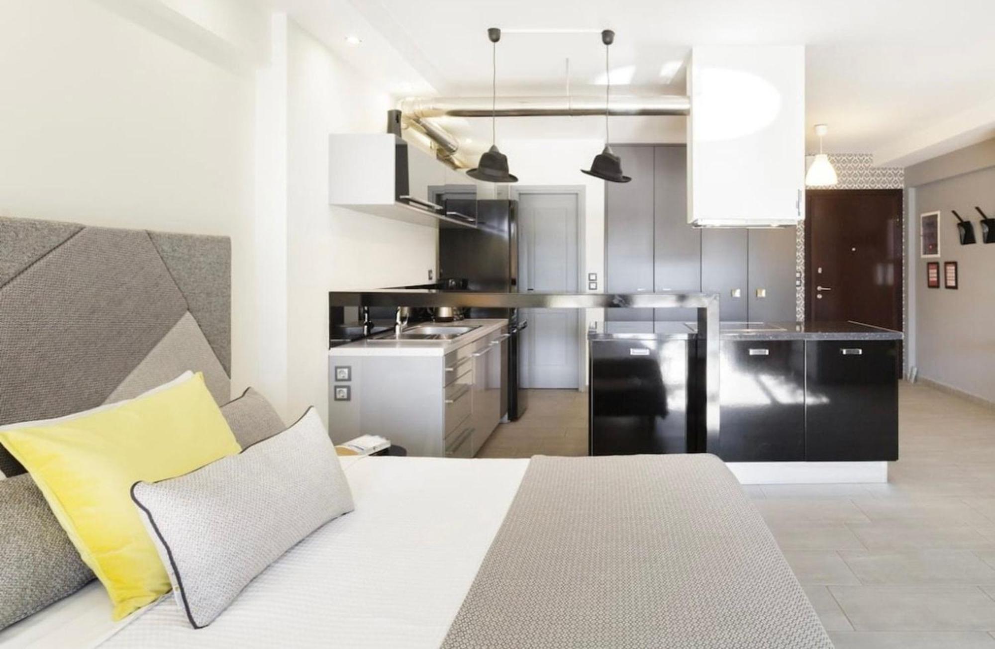 Stylish Boutique Loft With Private Balcony Atenas Exterior foto