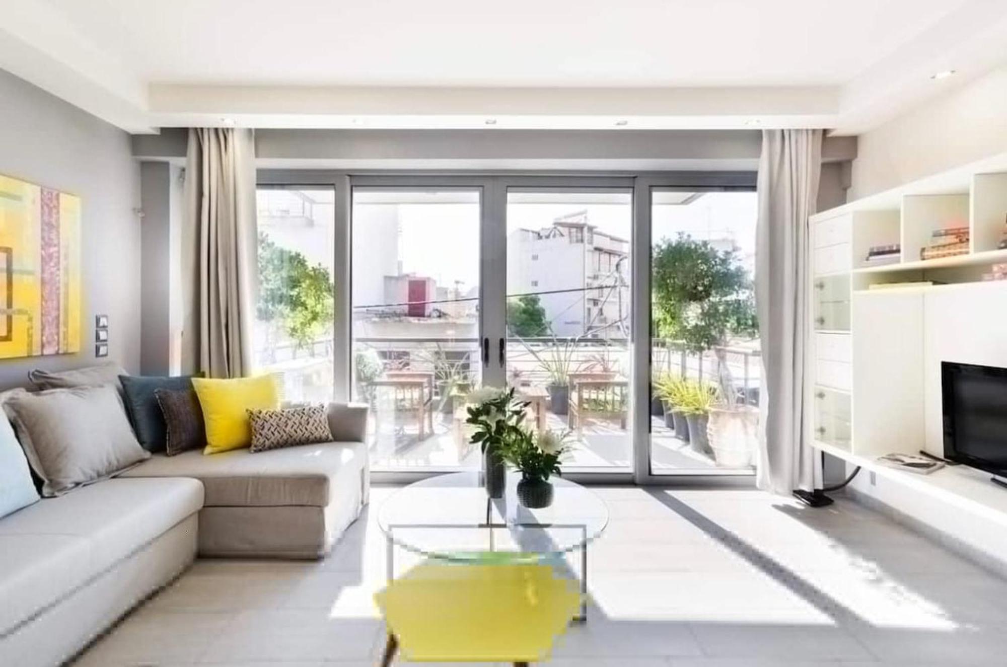 Stylish Boutique Loft With Private Balcony Atenas Exterior foto